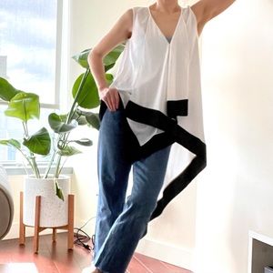 BCBGMaxazria asymmetrical top